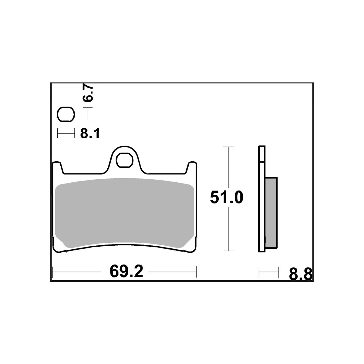 Brake Pad Sinter Xs Prime Line