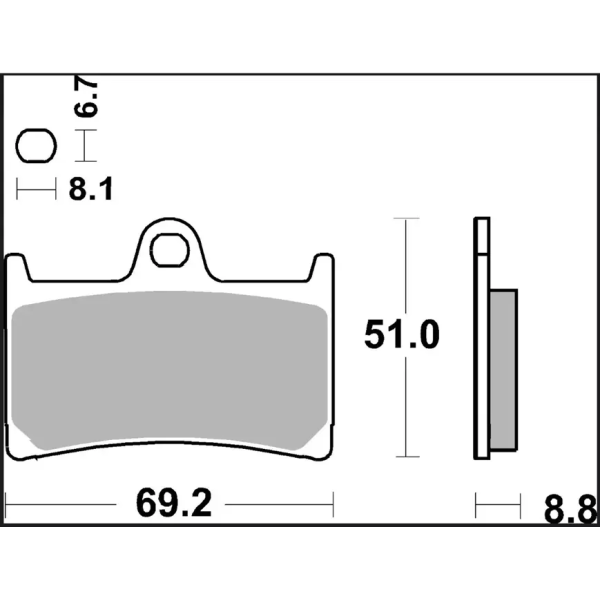 Brake Pad Sinter Xs Prime Line
