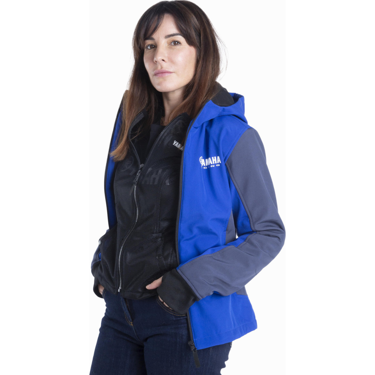 Jachetă softshell de pilotaj Paddock Blue pentru femei