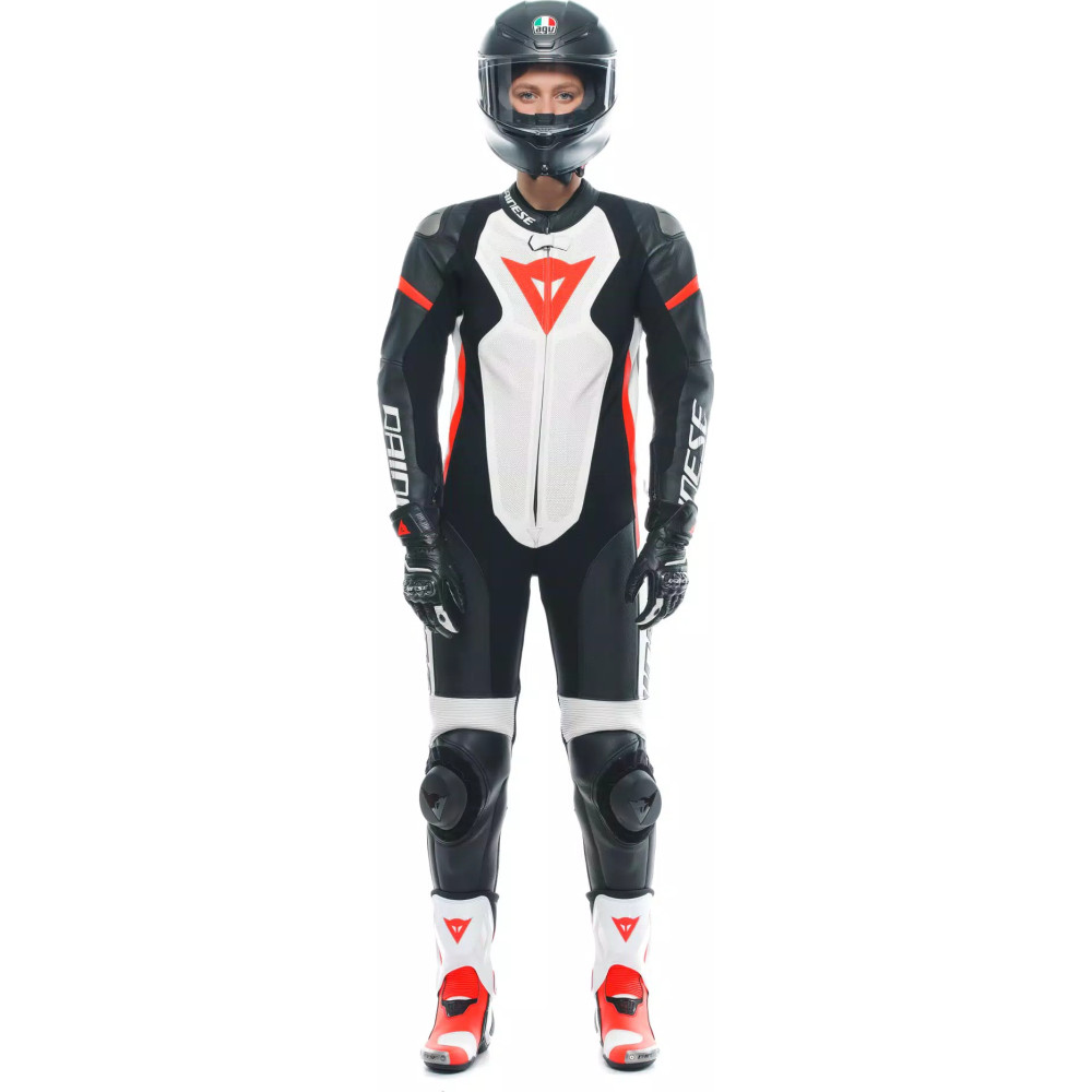 GROBNIK - WOMEN'S 1-PIECE MOTORCYCLE PERFORATED LEATHER SUIT