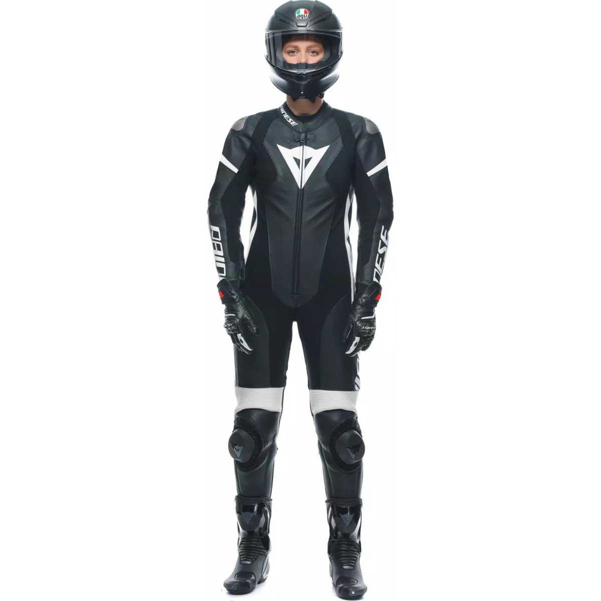 GROBNIK - WOMEN'S 1-PIECE MOTORCYCLE PERFORATED LEATHER SUIT