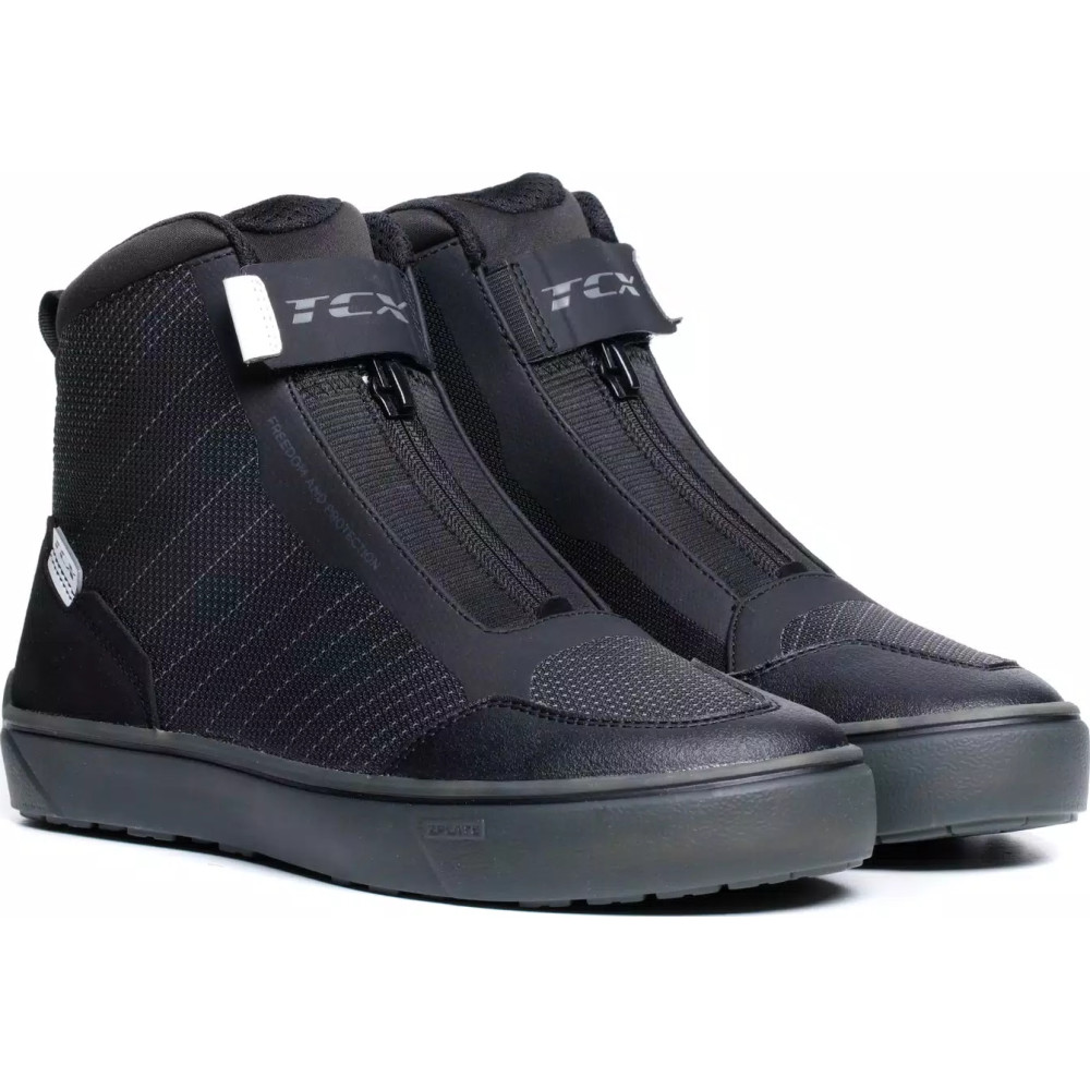 IKASU 2 WP WATERPROOF MOTORCYCLE SHOES MEN - BLACK/WHITE