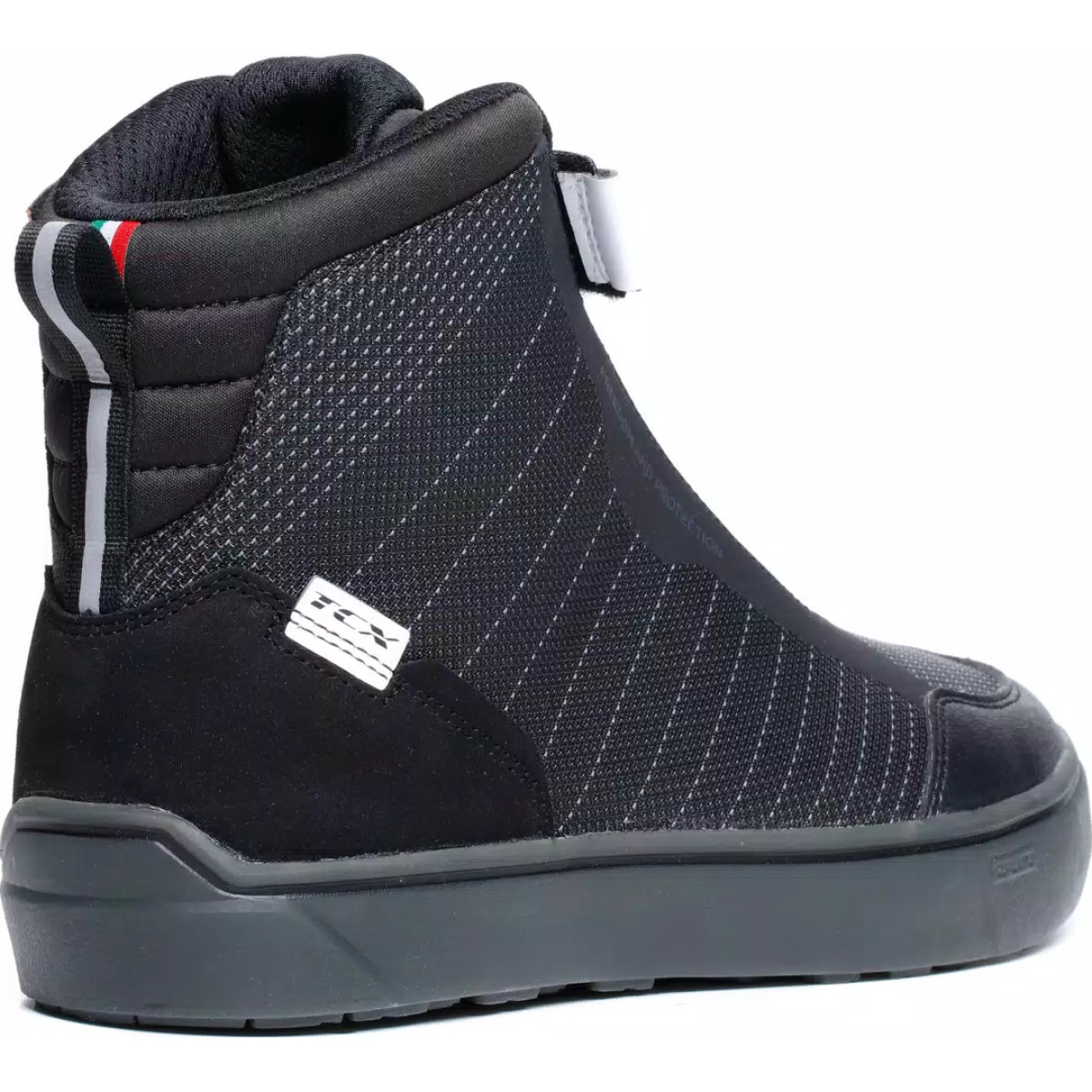 IKASU 2 WP WATERPROOF MOTORCYCLE SHOES MEN - BLACK/WHITE