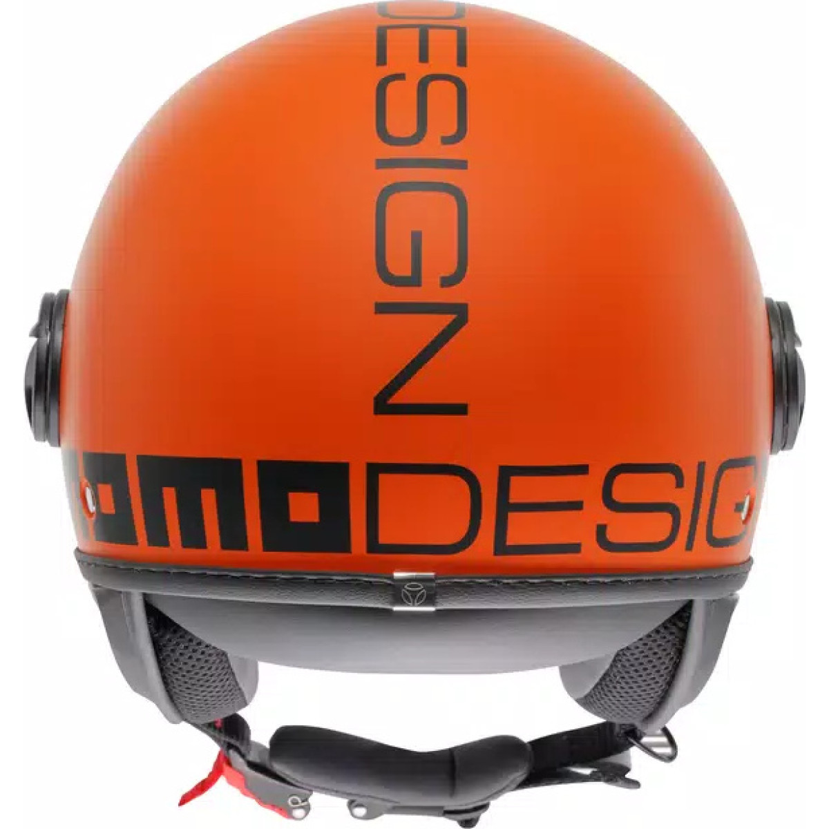 MOMODESIGN FGTR CLASSIC MATT ORANGE / BLACK - JET HELMET WITH VISOR E2206