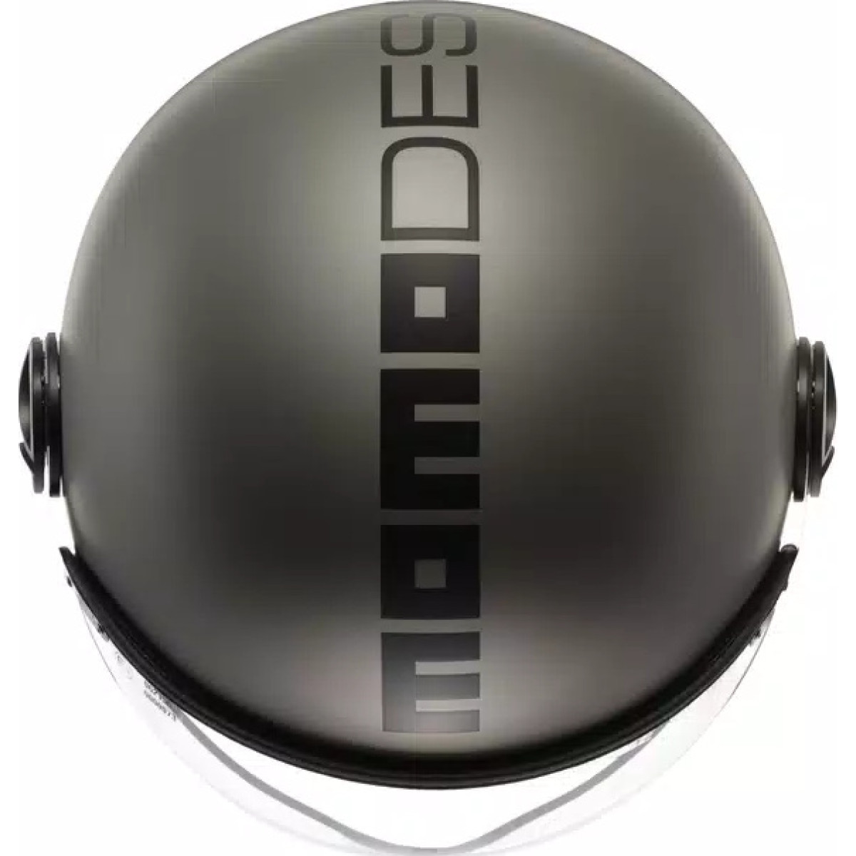 MOMODESIGN FGTR EVO MATT TITANIUM FROST / BLACK - JET HELMET WITH DUAL VISOR E2206