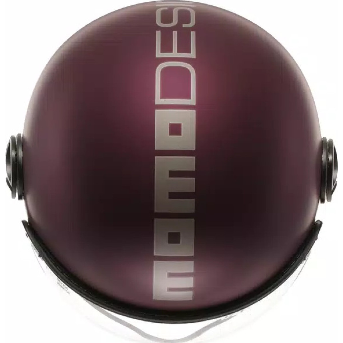 MOMODESIGN FGTR EVO MATT AMARENA / SILVER - JET HELMET WITH DUAL VISOR E2206