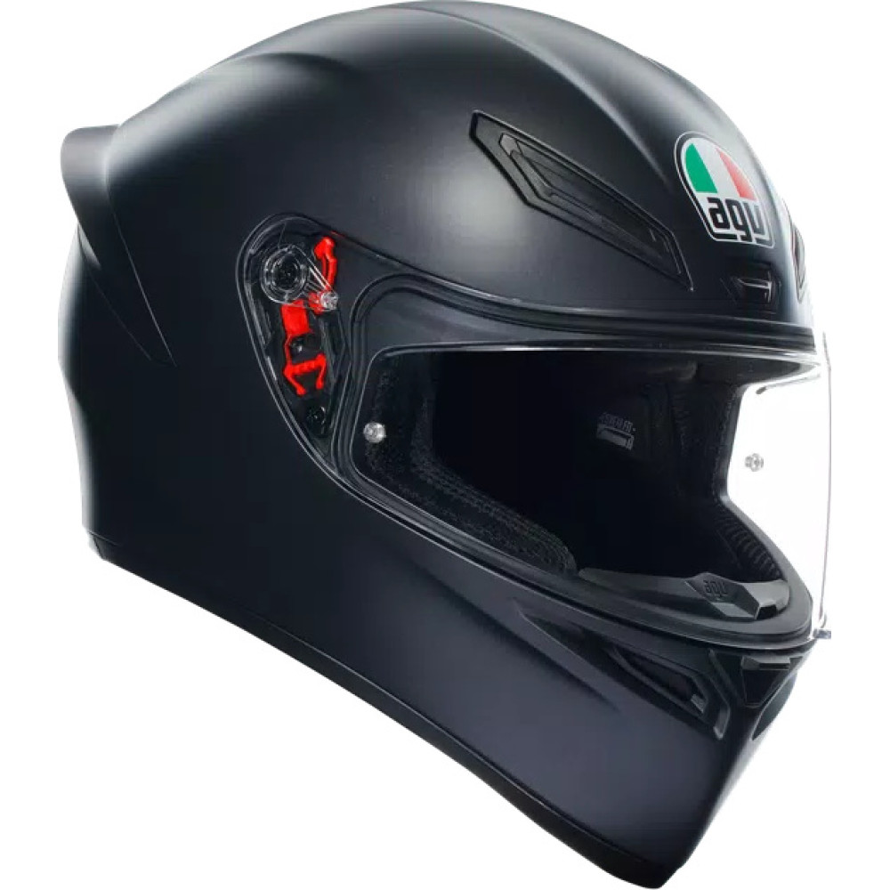 K1 S MATT BLACK - MOTORBIKE FULL FACE HELMET E2206
