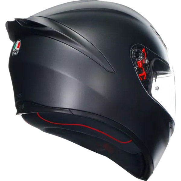 K1 S MATT BLACK - MOTORBIKE FULL FACE HELMET E2206