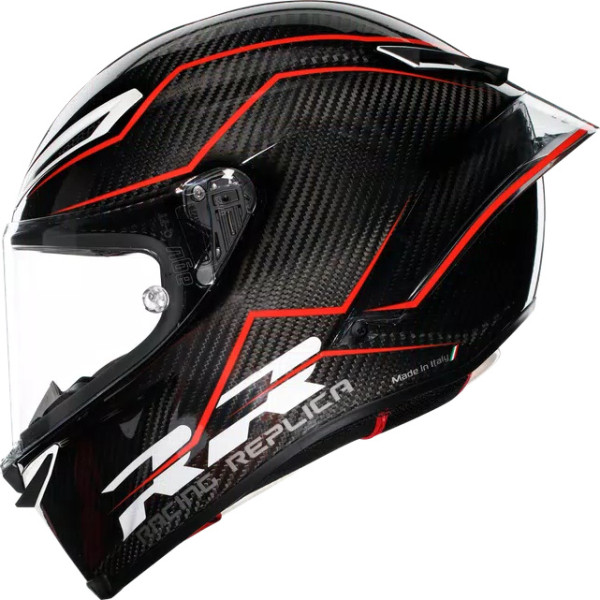 PISTA GP RR PERFORMANTE CARBON/RED - MOTORBIKE FULL FACE HELMET E2206 DOT