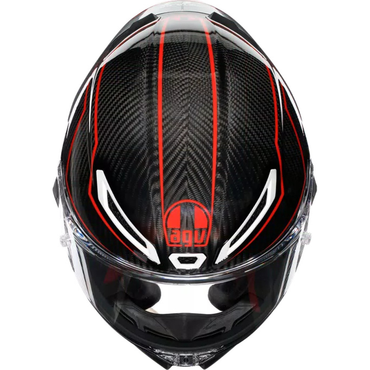 PISTA GP RR PERFORMANTE CARBON/RED - MOTORBIKE FULL FACE HELMET E2206 DOT