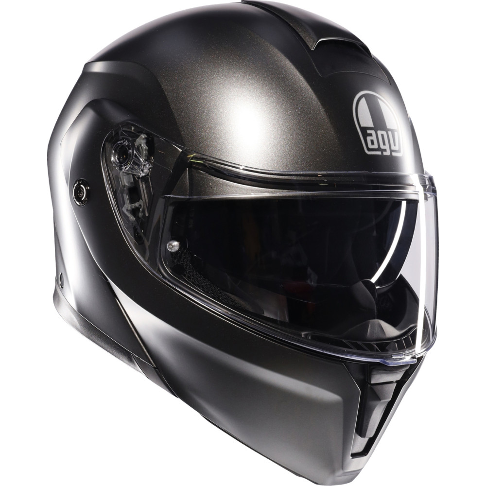 Streetmodular Mono Matt Asfalto Grey - Motorbike Flip Up Helmet E2206