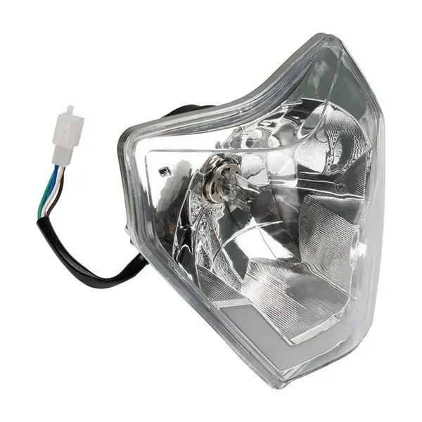 Headlight With Plastic Support Clear