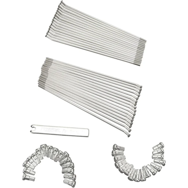 Spoke Sets Polished, Silver