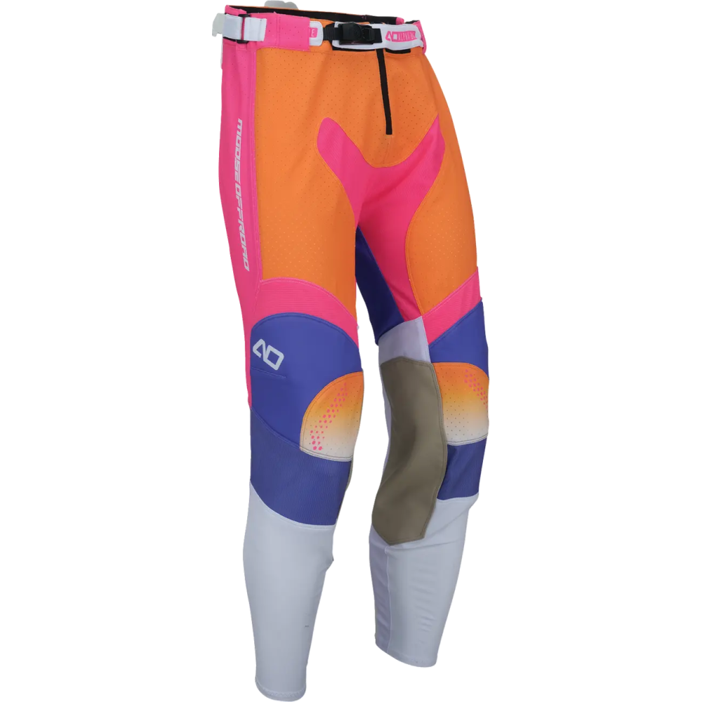 Alpha One Pants White, Orange, Purple