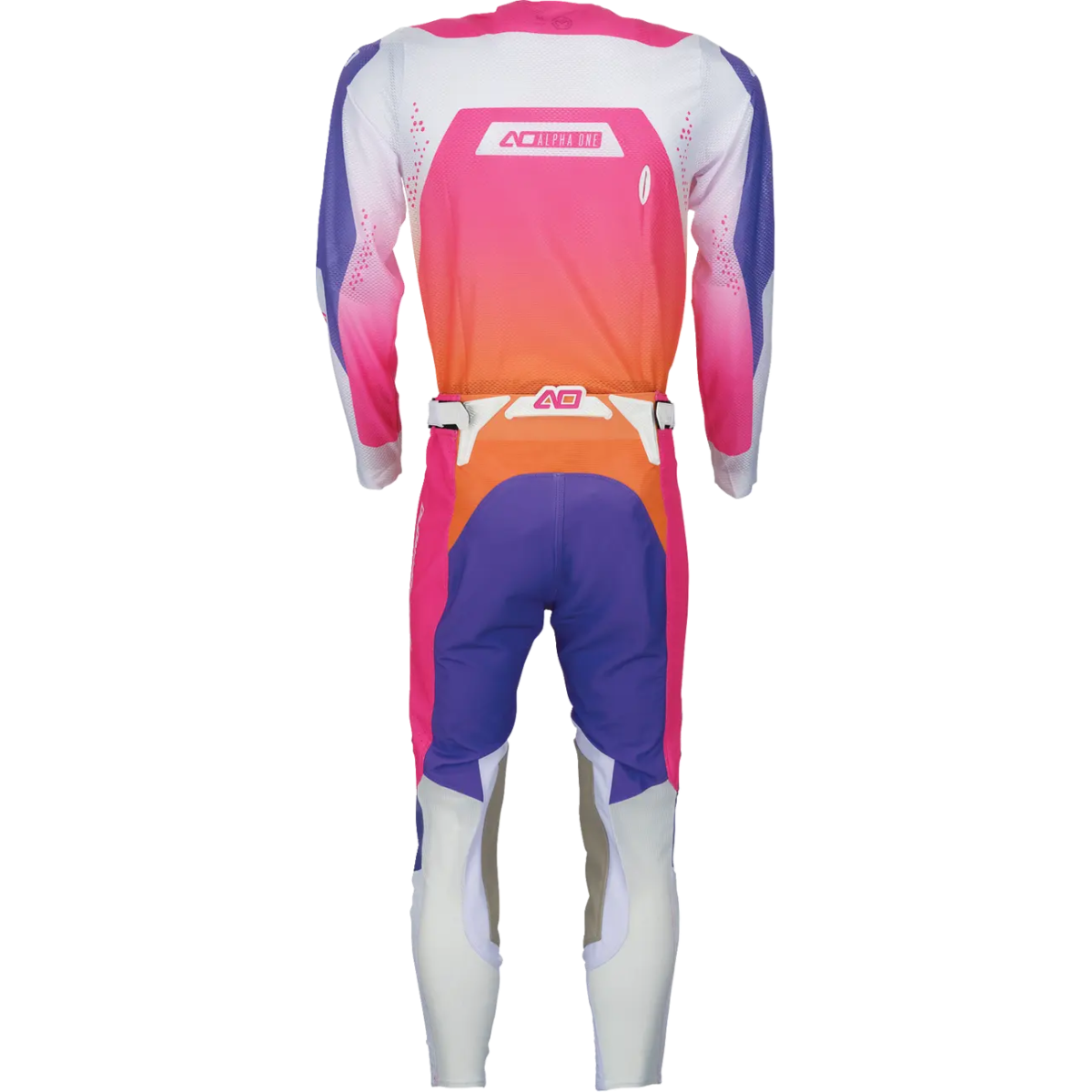 Alpha One Pants White, Orange, Purple