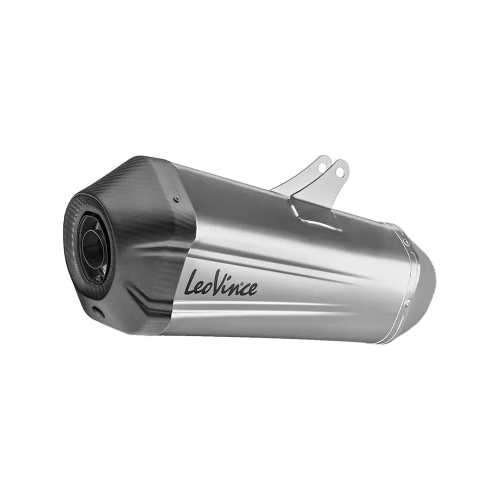 Lv-12R Stainless Steel Slip-On Muffler Black