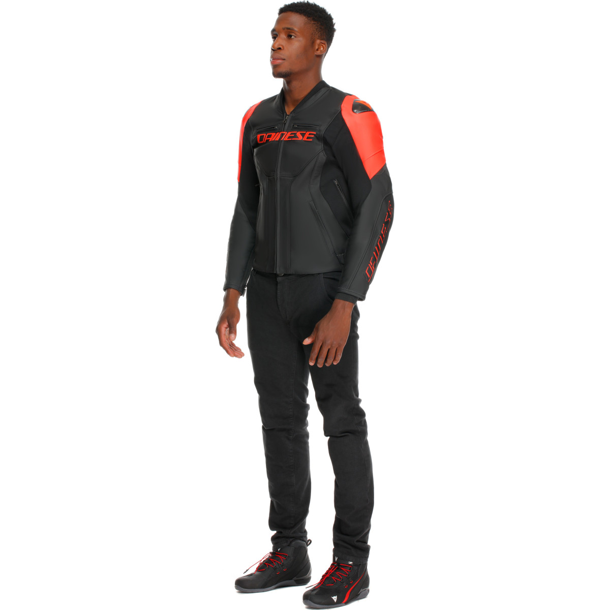 Racing 5 - Men Leather Motorcycle Jacket