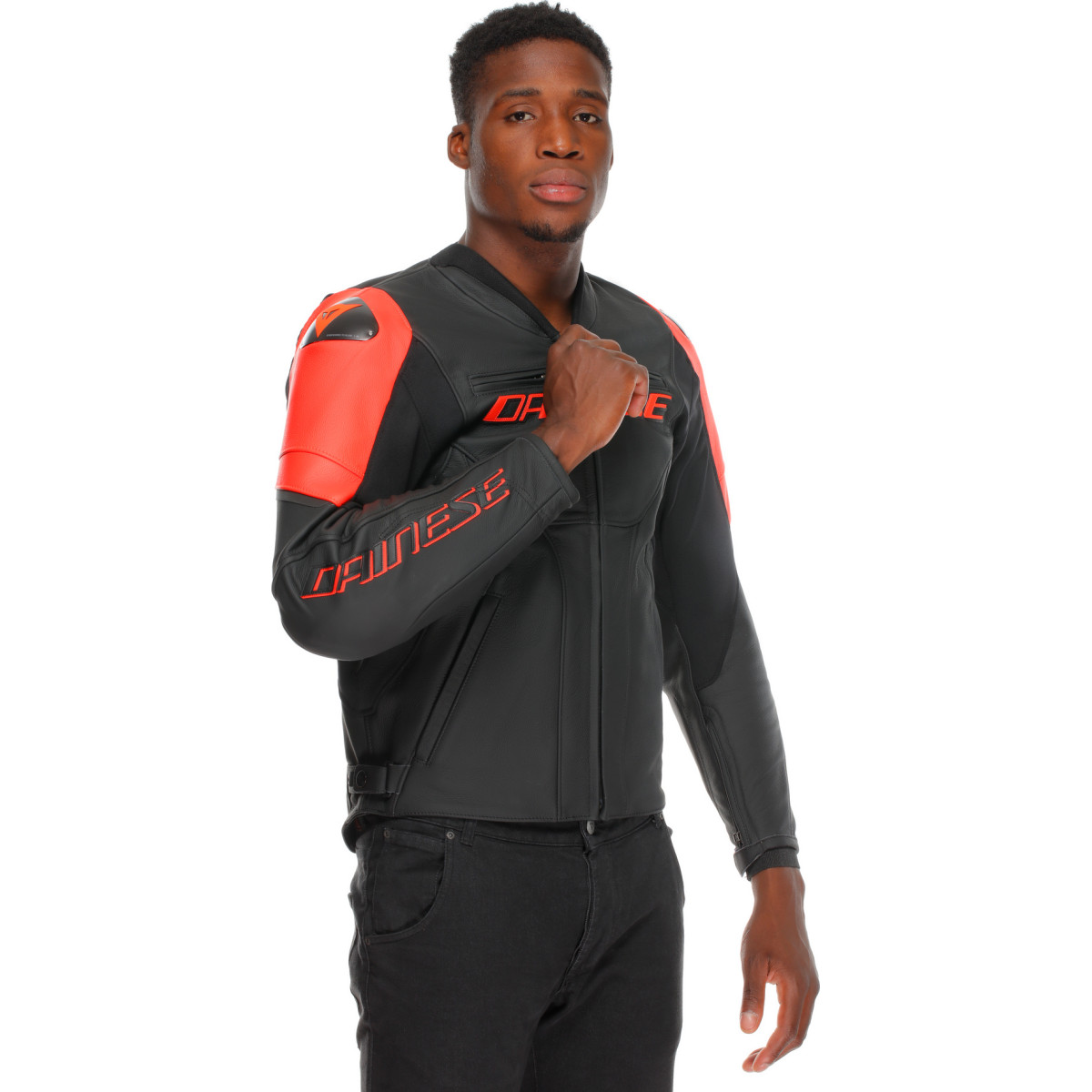 Racing 5 - Men Leather Motorcycle Jacket