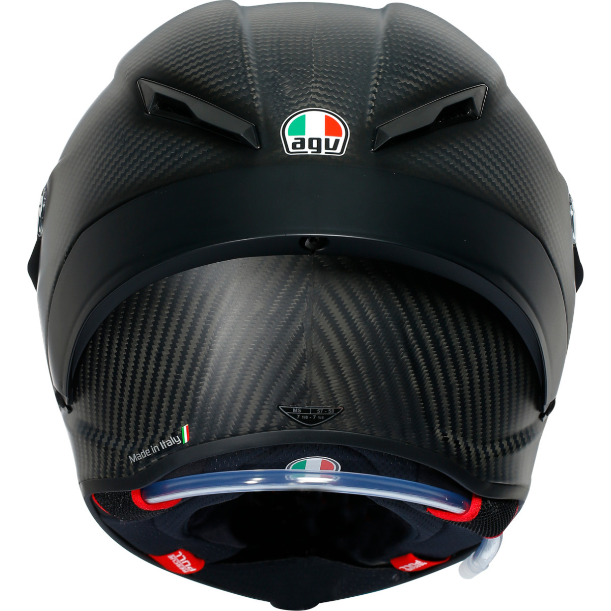 Pista Gp Rr Mono Matt Carbon - Full-face Motorcycle Helmet E2206 Dot