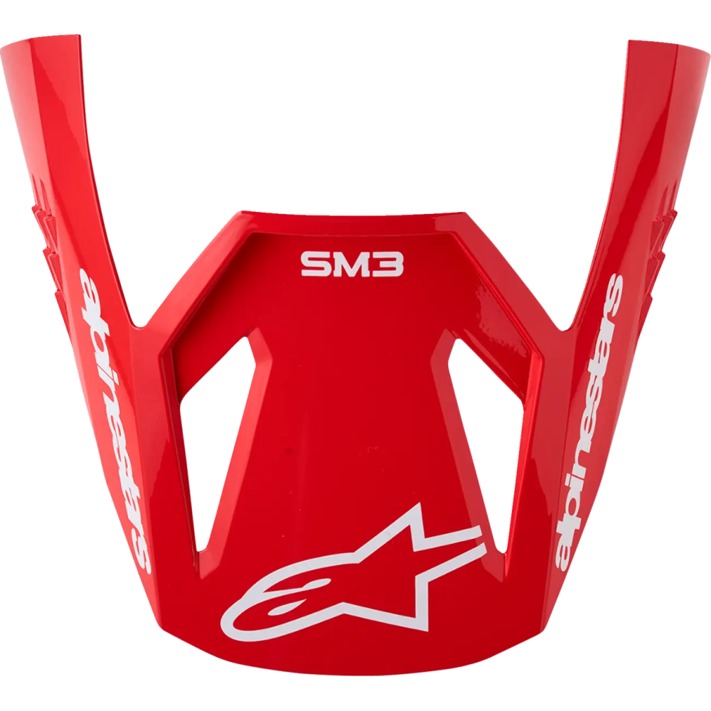 Sm3 Helmet Visor Red, White