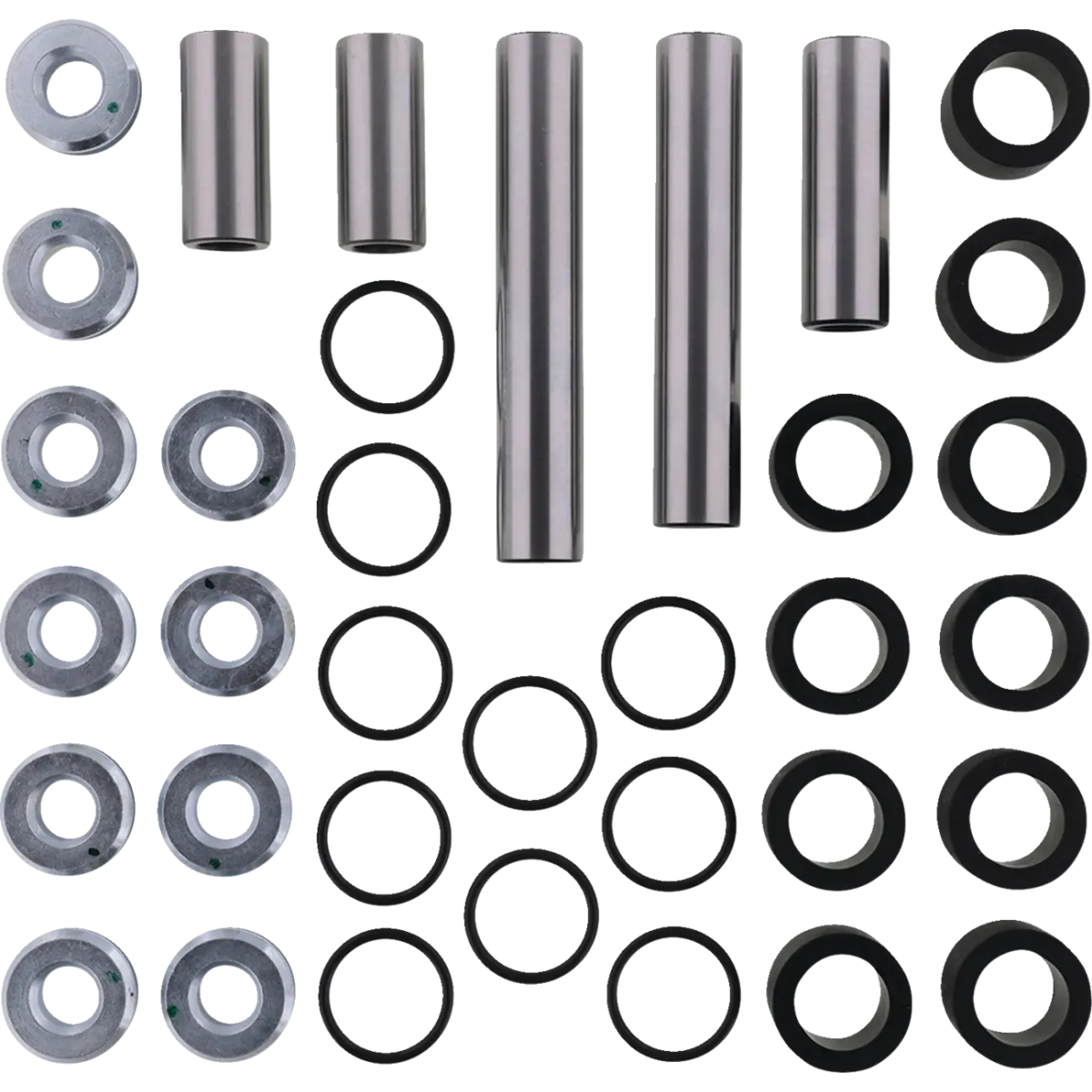 Rear Independent Suspension Linkage Rebuild Kit Black, Silver