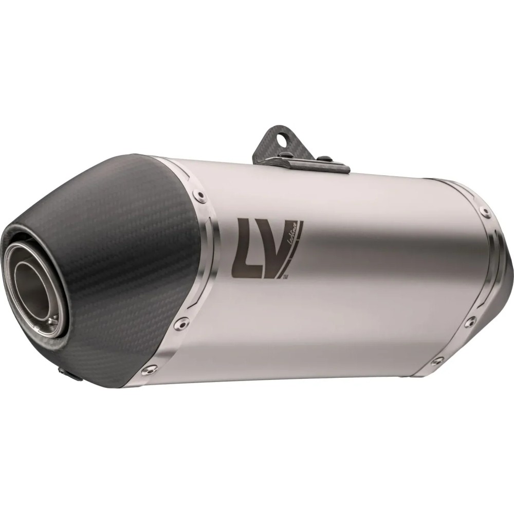 Lv-14 Stainless Steel Slip-On Muffler Black