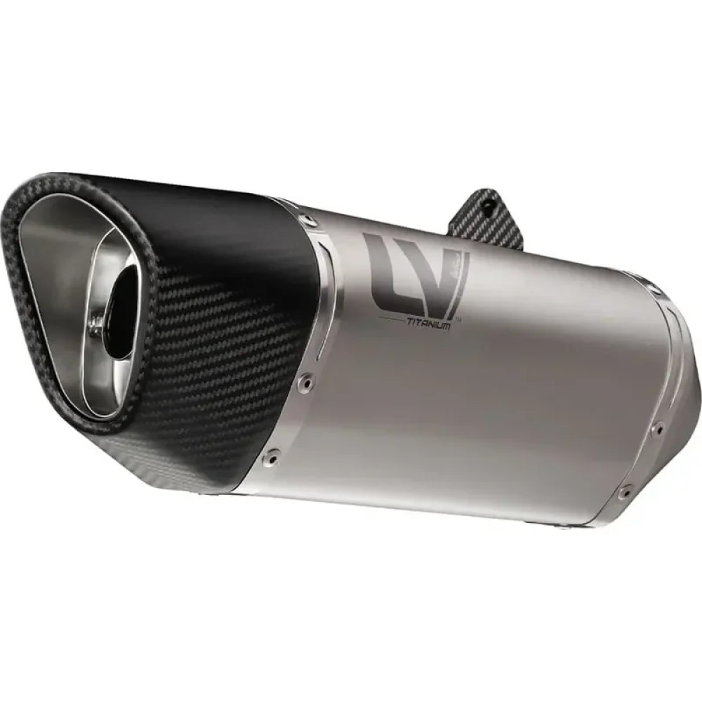 Lv-14R Titanium Slip-On Muffler Black