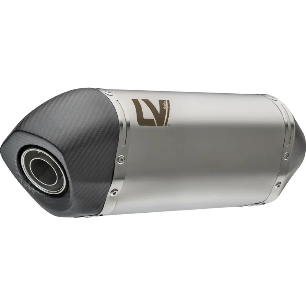 Lv-14 Stainless Steel Slip-On Muffler Black