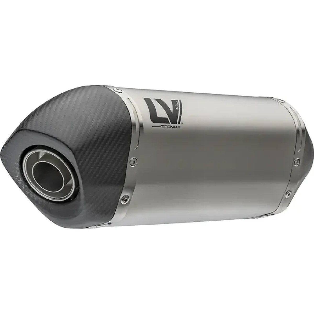 Lv-14 Titanium Slip-On Muffler Titanium Look