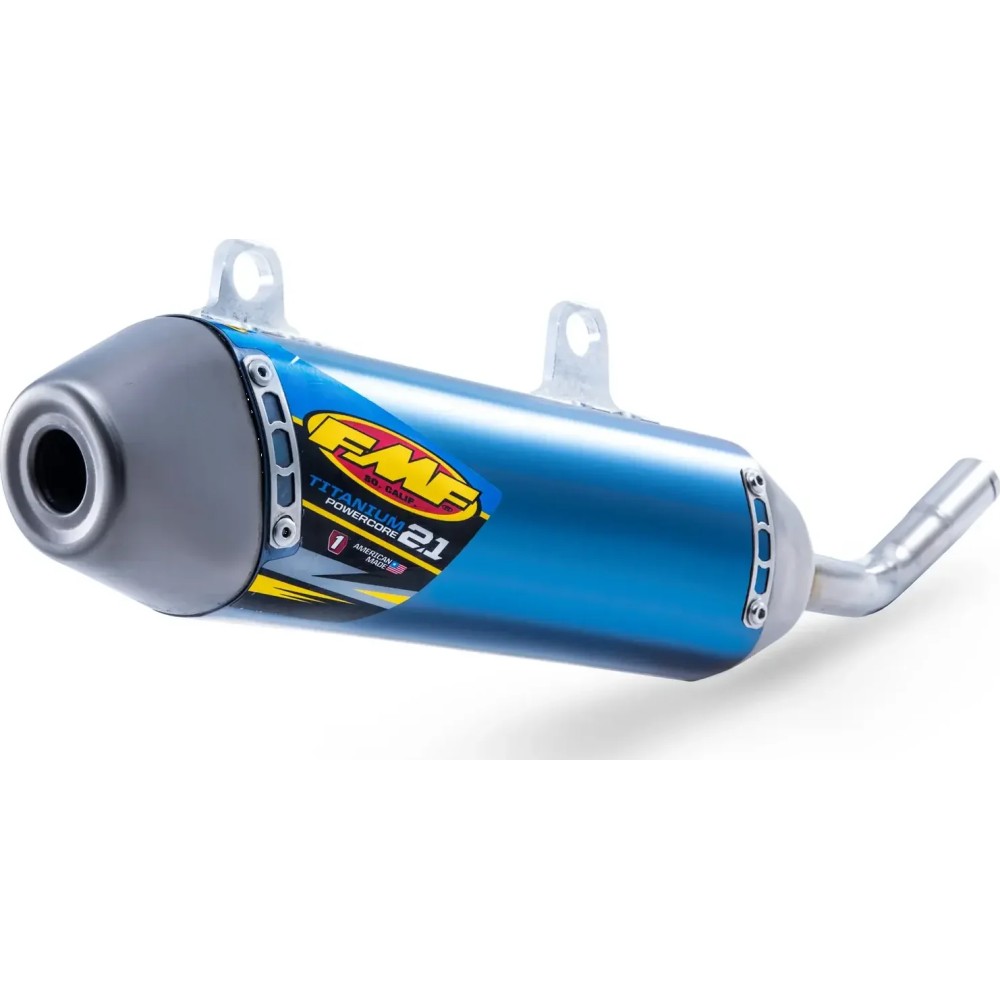 Powercore 2.1 Slip-On Silencer Titanium Anodized Blue