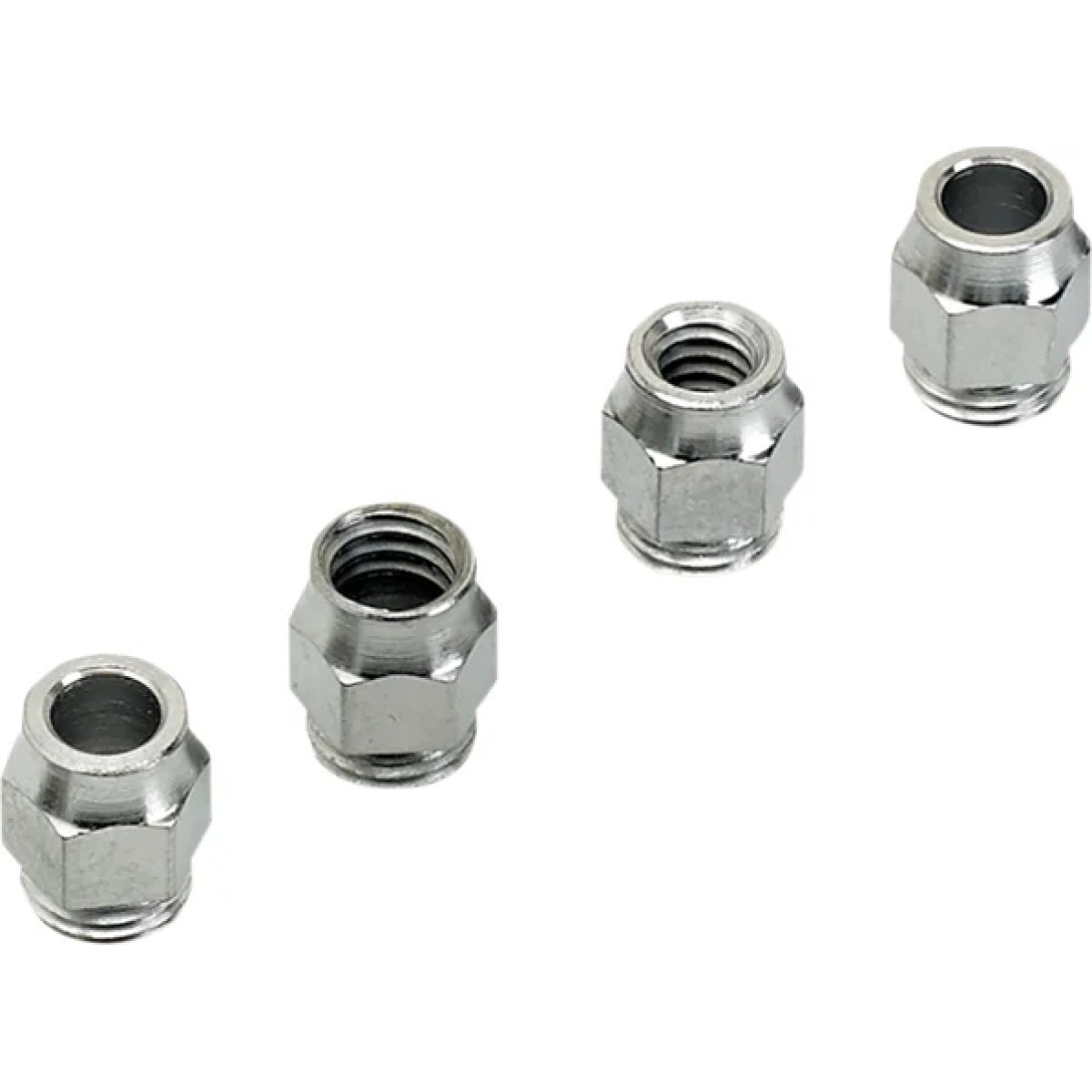 Whiskey Throttle Ferrules Silver