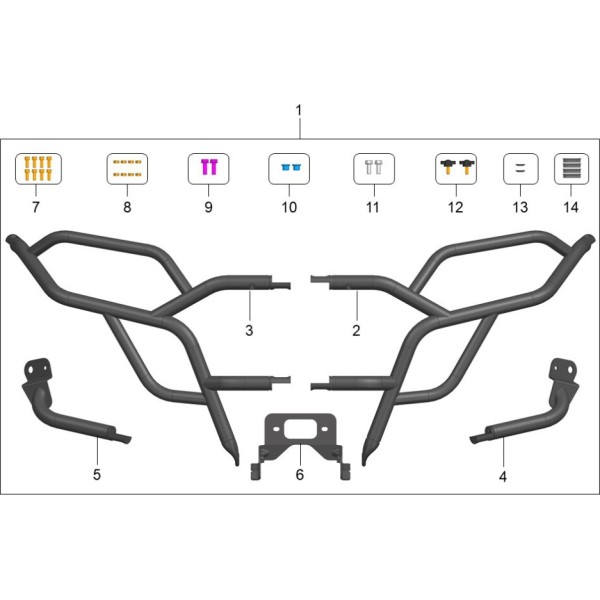 FRONT BUMPER ASSY SEPARATED TYPE