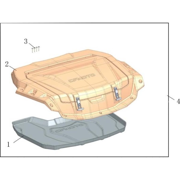 REAR CARGO BOX COVER