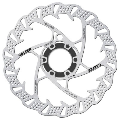 Fixed Disc Shark Center-Lock Silver