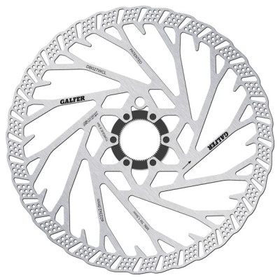 Fixed Disc Shark Center-Lock Silver