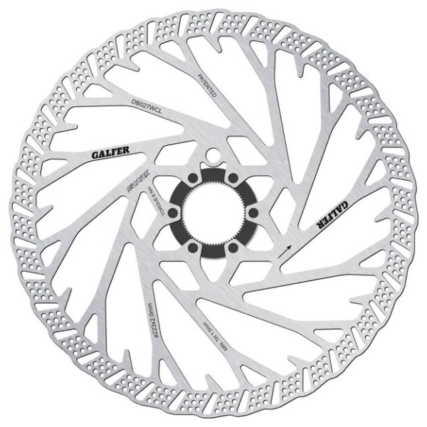 Fixed Disc Shark Center-Lock Silver