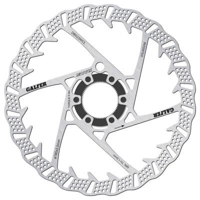 Fixed Disc Shark Center-Lock Silver
