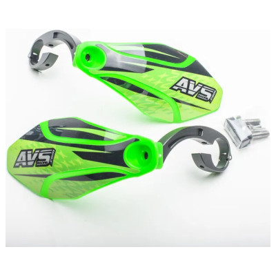 Handguards Kit With Aluminium Supports Black, Green
