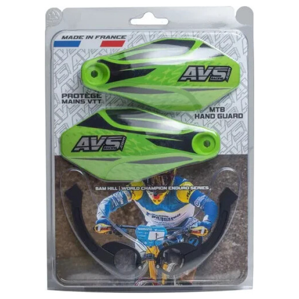 Handguards Kit With Aluminium Supports Black, Green