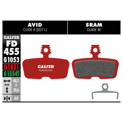 G1851 Advanced Brake Pads