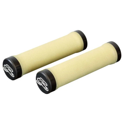 Lock-On Aramid Grips Off-White