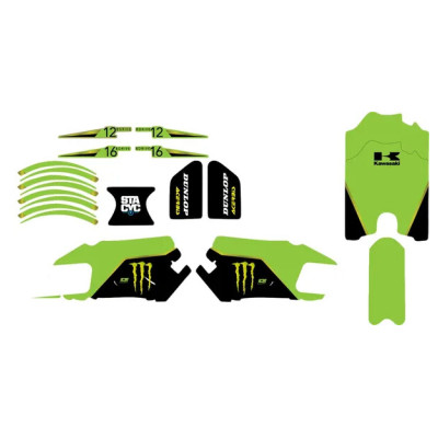 Stacyc Stability Cycle Graphics Kit Black, Green