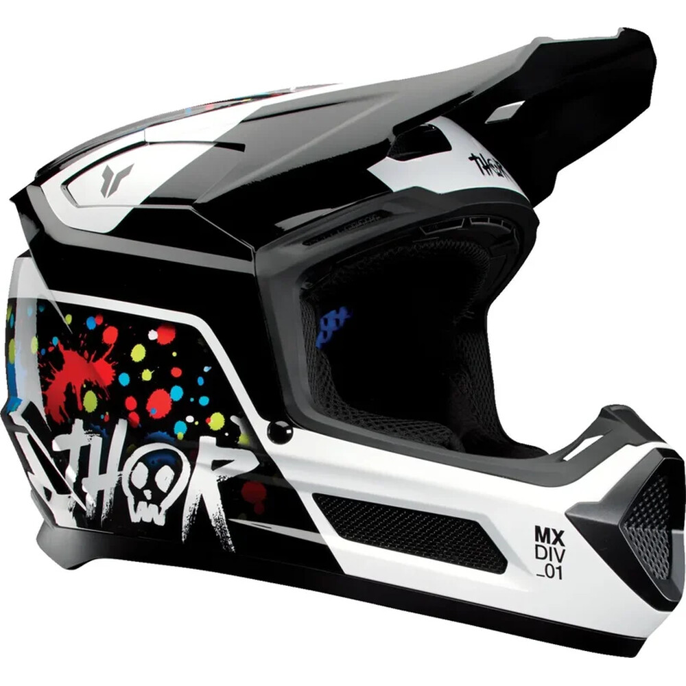 Helmet Fleet Yth Splat Black L