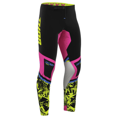 Sportmode Punkd Pants Black-Pink-Yellow