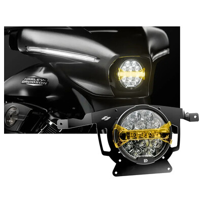 Ace-One Headlight Kit With Denali Lighting Clear