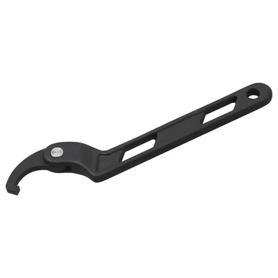 Adjustable C Hook Wrench Black