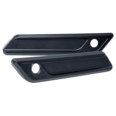 Saddlebag Latch Covers Black
