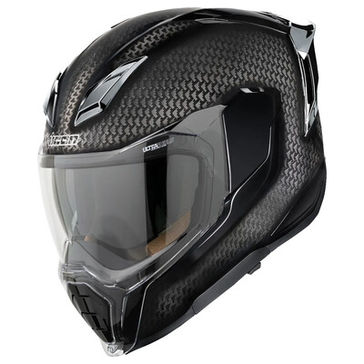 Casca Ultraflite Carbon Mips Argintie Si Neagra