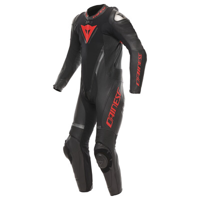 Demon Sprint - Men's One-piece Perforated Leather Motorcycle Suit