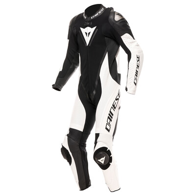 Demon Sprint - Men's One-piece Perforated Leather Motorcycle Suit